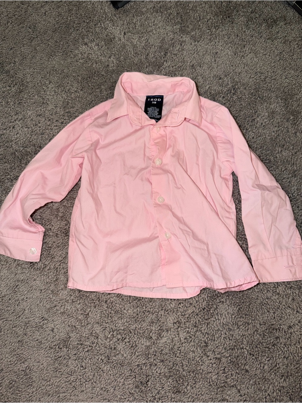Izod Light Pink Button-Down Shirt for Kids